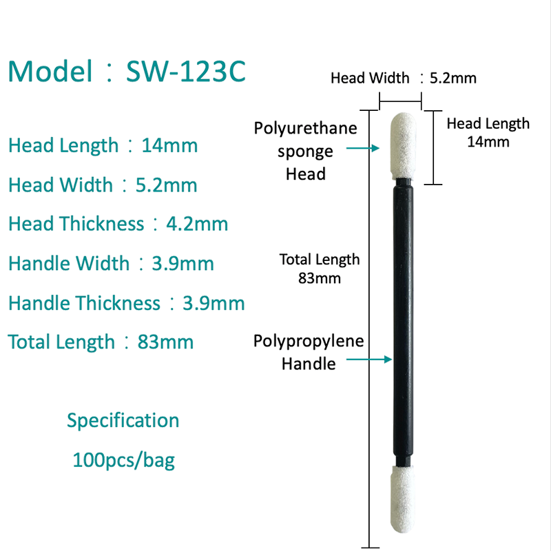 SW-123C kettős fej nagy sűrűségű szivacs-tampon