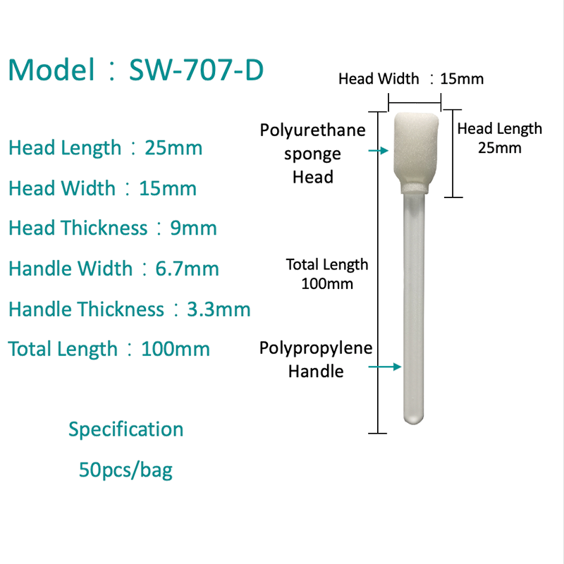 SW-707-D nagy téglalap alakú szivacs-tampon