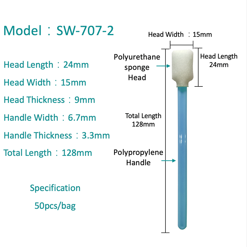 SW-707-2 korrózióálló és puha szivacs-tampon