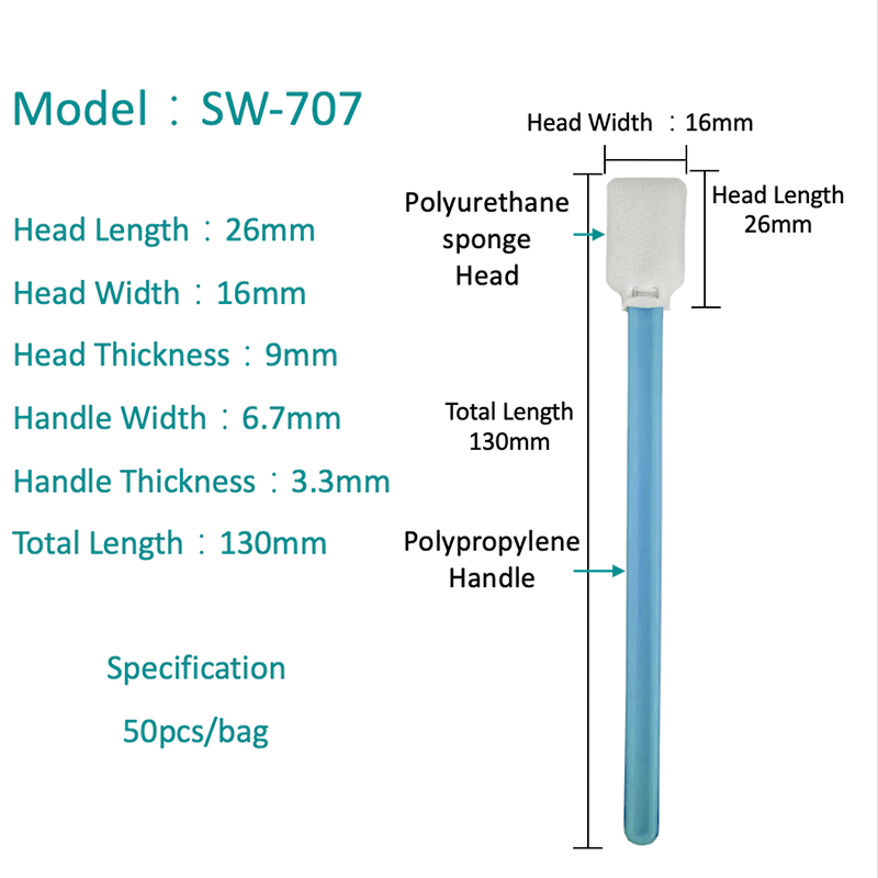 SW-707 téglalap alakú fejolaj-ellenálló szivacs tampon