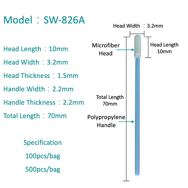 SW-826A Ultra tiszta mikroszálas tampon