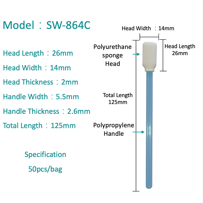 SW-864C általános célú téglalap alakú szivacs tampon